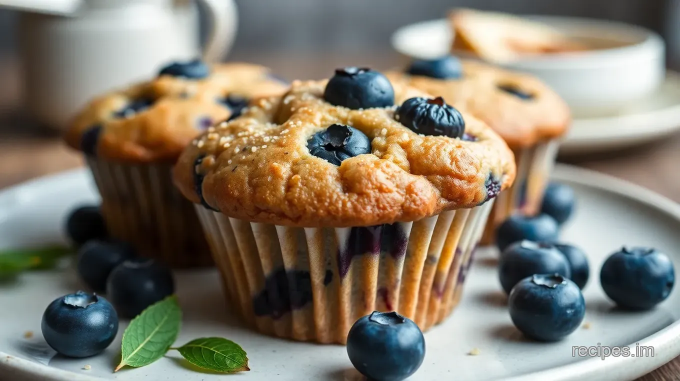 How to Bake Blueberry Muffins in 40 Minutes: My Family' s Favorite! Fluffy Blueberry Muffins in Just 40 Minutes!