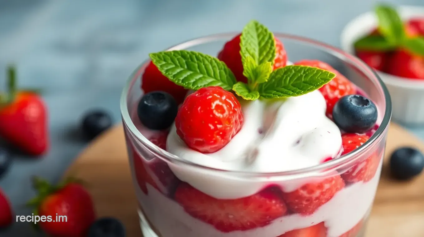 How to Make a Quick Berry Dessert with Refreshing Sauce: The Ultimate Easy Treat! Quick Berry Dessert with Refreshing Sauce