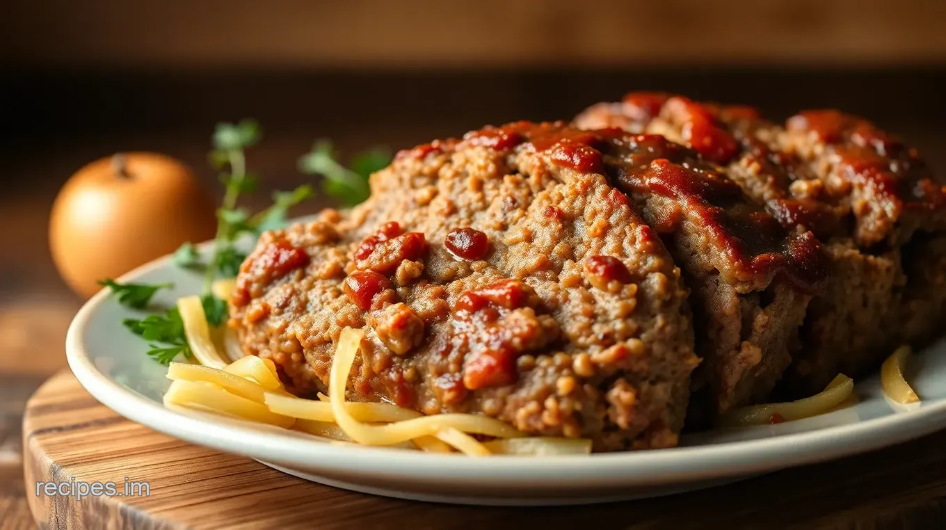 My Grandma' s Savory Lipton Onion Soup Meatloaf: The Ultimate Comfort Dish Savory Lipton Onion Soup Meatloaf