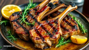 How to Make Grilled Lamb Chops Tender & Flavorful: My Family's Favorite! recipe card