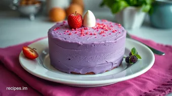 How to Make My Grandma's Delicious Violet Velvet Cake: A Sweet Journey recipe card