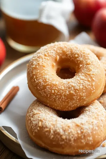 Bake Apple Cider Donuts presentation