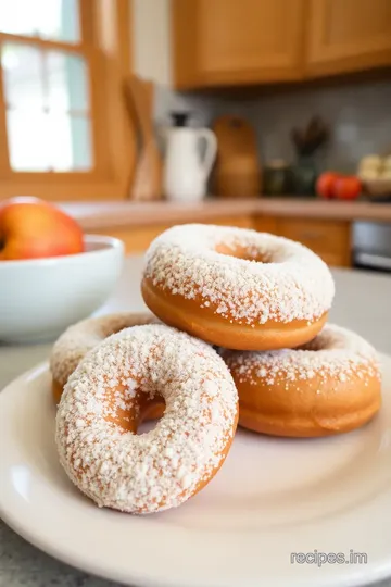 Bake Apple Cider Donuts steps