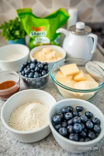 Fluffy Blueberry Muffins in Just 40 Minutes! ingredients
