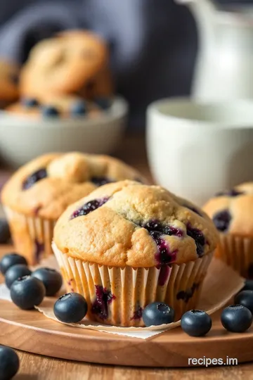 Fluffy Blueberry Muffins in Just 40 Minutes! presentation