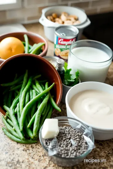 Bake Green Beans with Creamy Mushroom Delight ingredients