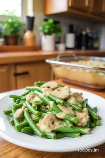 Bake Green Beans with Creamy Mushroom Delight steps