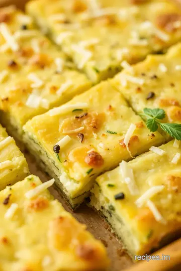 Bake Zucchini Slice - A Delightful Snack presentation