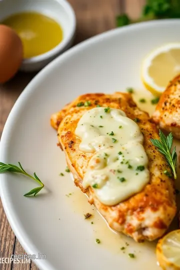 Savory Baked Chicken with Garlic Herb Butter presentation