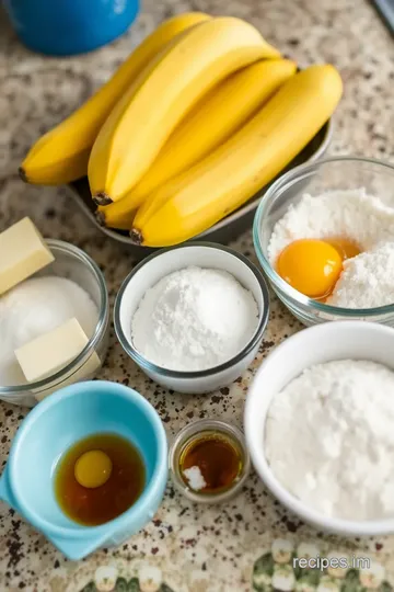 Banana bread recipe with 2 bananas: The Ultimate Easy Treat to Savor! ingredients