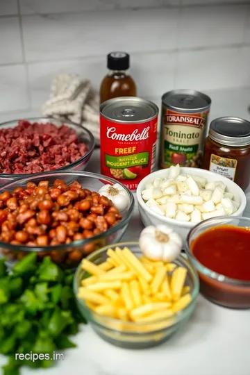 Cheesy Beefaroni Delight ingredients