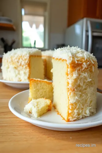 Classic Coconut Cake steps