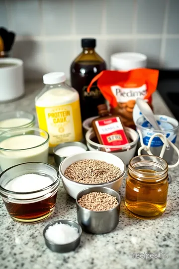 Creamy Vanilla Protein Pudding Recipe ingredients