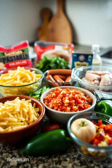 Delicious Cajun Pastalaya Recipe ingredients