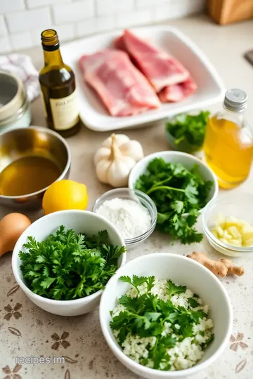 Grilled Yellowfin Tuna Steaks with a Zesty Citrus Marinade ingredients