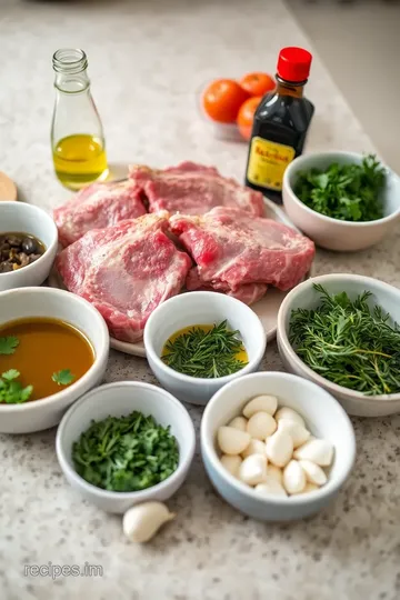 Grilled Lamb Chops: Tender & Flavorful ingredients