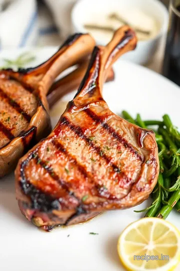 Grilled Lamb Chops: Tender & Flavorful presentation