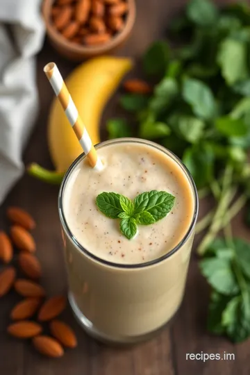 Hailey Bieber' s Glow-Up Smoothie presentation