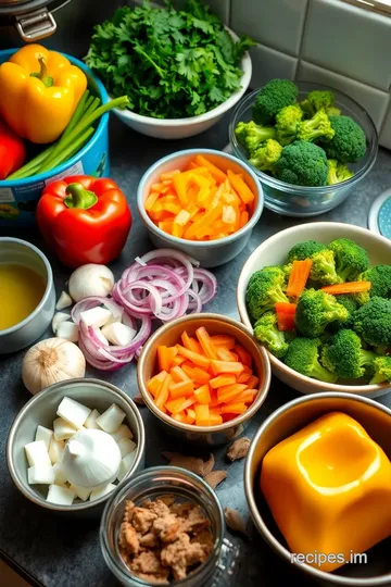 Hannah' s Comforting Vegetable Stir-Fry ingredients