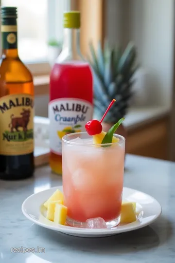 Malibu Bay Breeze Cocktail Recipe steps