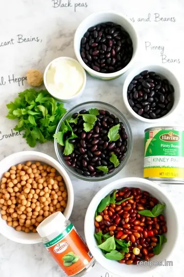 Five-Bean Fiesta Salad: A Colorful and Nutritious Blend ingredients