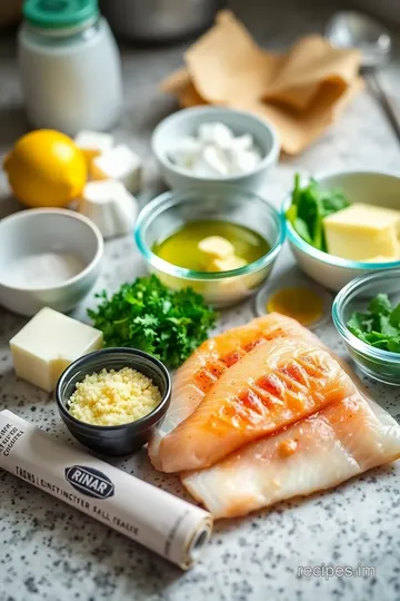 Sable Fish with Lemon Butter Sauce ingredients