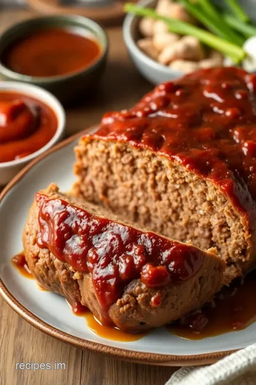 Savory Lipton Onion Soup Meatloaf presentation